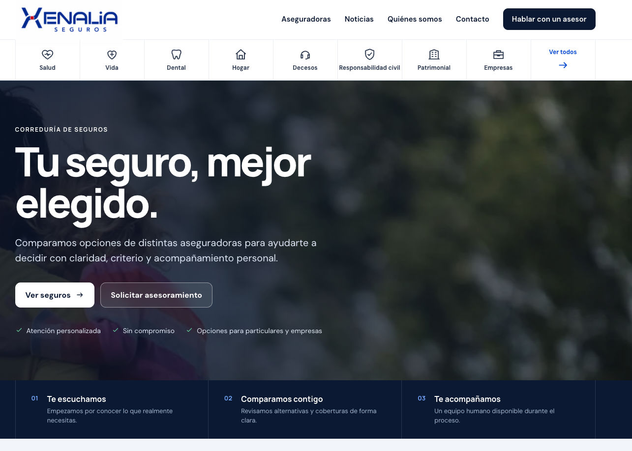 Captura de xenalia.com